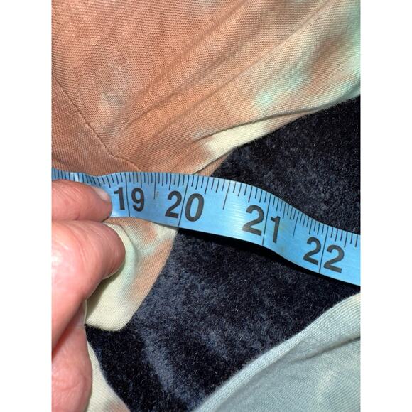 RARE VINTAGE Y2K ED HARDY TIE DYE ASIAN MOTIF LONG SLEEVED LIGHTWEIGHT TEE S - Picture 7 of 11